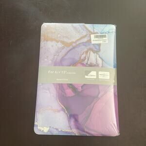 MacBook Air 13” 2010-2017 purple/blue watercolor design hardshell case